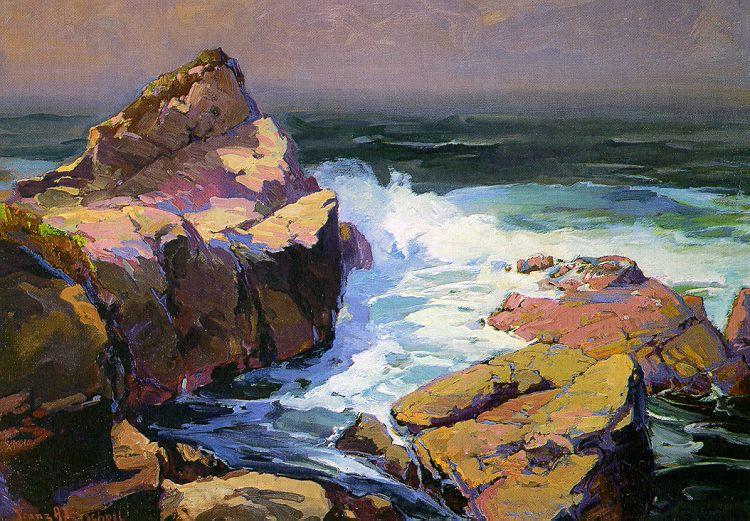 Bischoff, Franz Monterey Coast France oil painting art